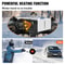 Diesel Air Heater Parking Heater Truck Heater with One Air Outlet, Black LCD Switch & Remote Control, Fast Heating