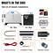 Diesel Air Heater Parking Heater Truck Heater with One Air Outlet, Black LCD Switch & Remote Control, Fast Heating