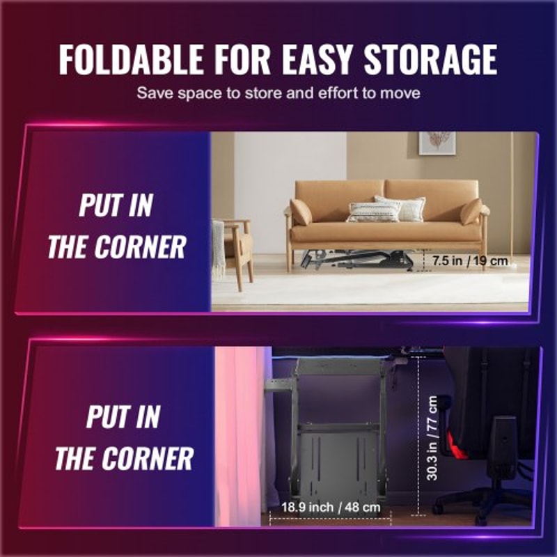 Premium Racing Simulator Steering Wheel Stand for Mainstream Brands, Adjustable, Foldable & Durable for Logitech