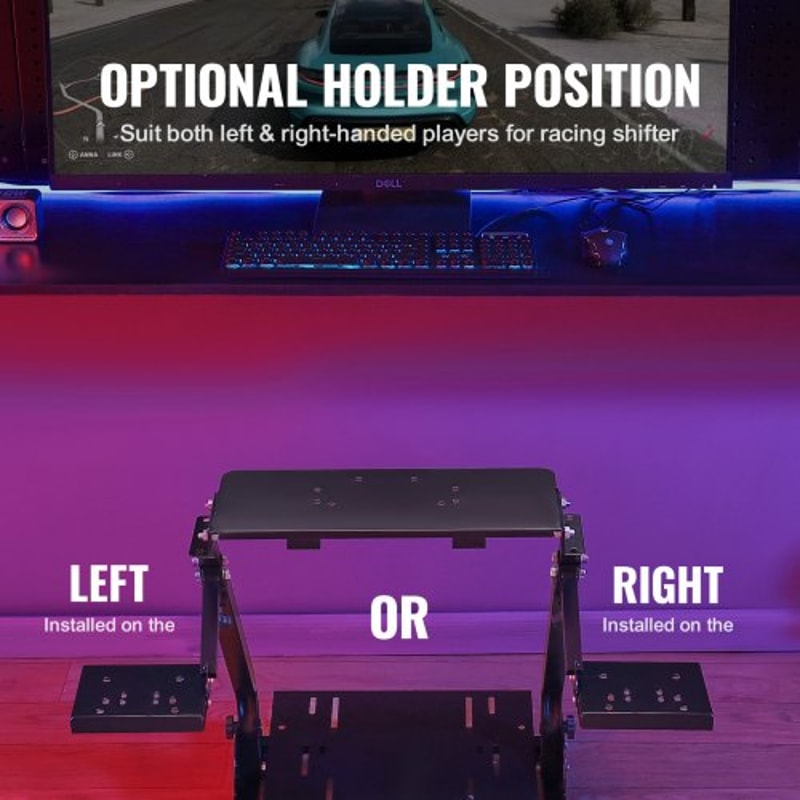 Premium Racing Simulator Steering Wheel Stand for Mainstream Brands, Adjustable, Foldable & Durable for Logitech