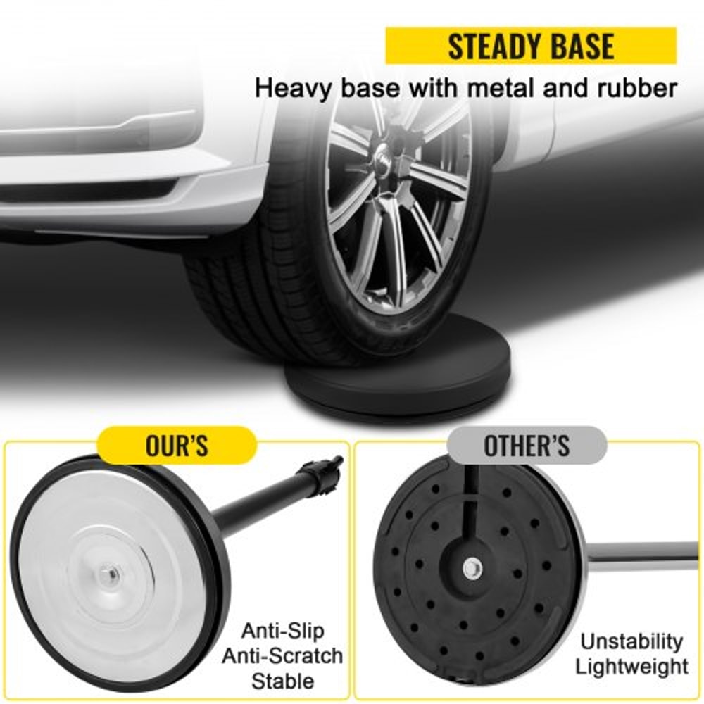 Crowd Control Stanchion, Black Retractable Belt Queue Barrier, Heavy-Duty Black Stanchion Posts w/ Concrete & Metal Base