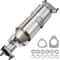 High Flow Direct Fit Catalytic Converter with Gaskets for Honda Accord, Stainless Steel Exhaust Upgrade