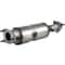 High Flow Direct Fit Catalytic Converter with Gaskets for Honda Accord, Stainless Steel Exhaust Upgrade