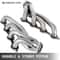 Stainless Steel Exhaust Manifold Headers, Shorty LS Swap Exhaust Header Set, Exhaust Turbo Headers