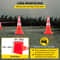 HeavyDuty 28 Traffic Cones 12Pack HighVisibility PVC Safety Cones With Reflective Strips For Drivew 5