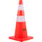 HeavyDuty 28 Traffic Cones 12Pack HighVisibility PVC Safety Cones With Reflective Strips For Drivew 8