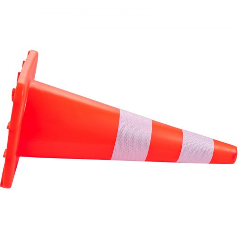 HeavyDuty 28 Traffic Cones 12Pack HighVisibility PVC Safety Cones With Reflective Strips For Drivew 9