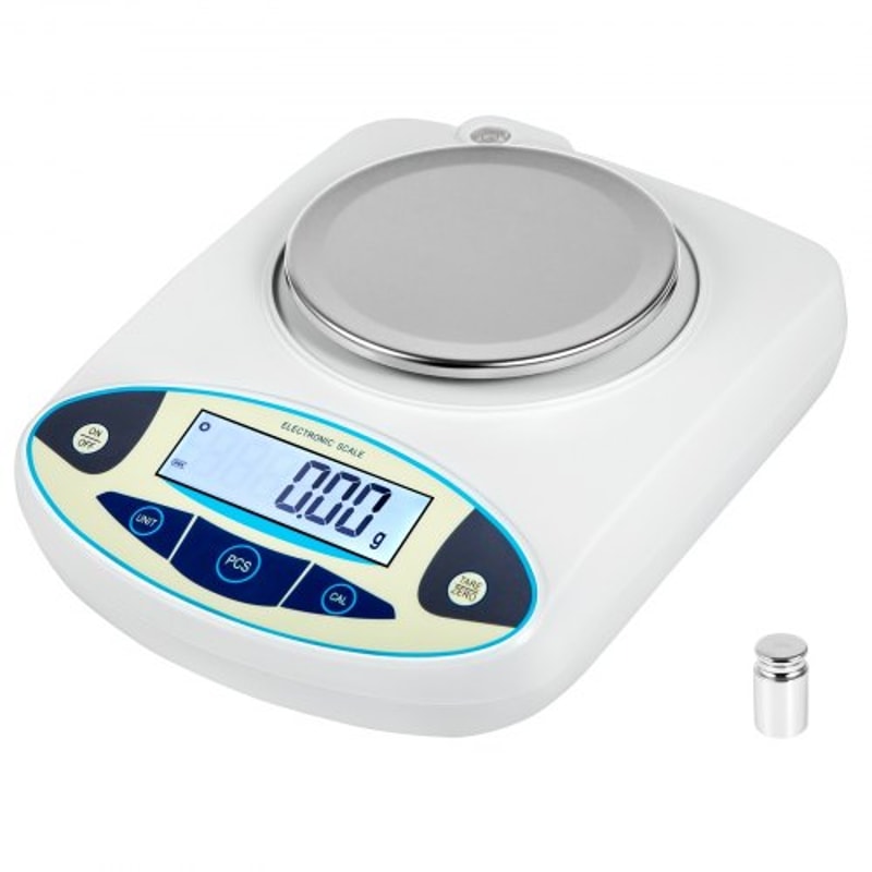 Scientific Digital Laboratory Balance 3000g Capacity 001g Accuracy Stainless Steel Pan For Jewelers 1