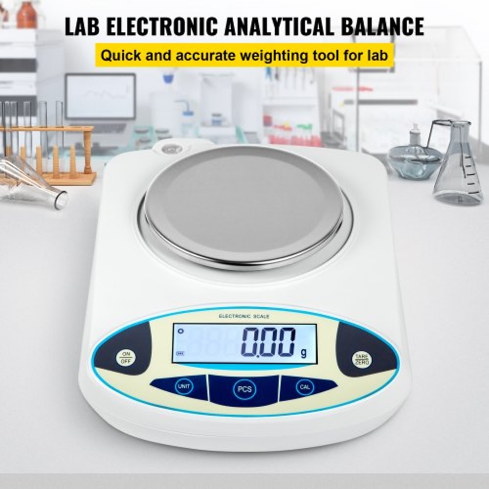 Scientific Digital Laboratory Balance 3000g Capacity 001g Accuracy Stainless Steel Pan For Jewelers 2