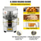 450W Commercial Dough Mixer 73Qt Stainless Steel Spiral Kneader With Timer Safety Shield For Pizze 3