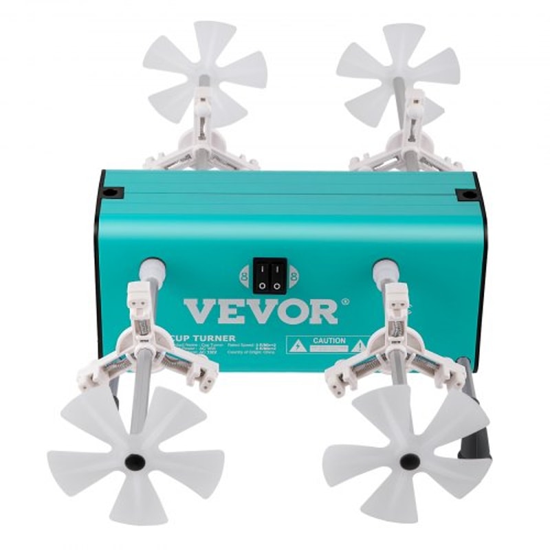 4Arm Cup Turner Tumbler Spinner Adjustable 2Speed Rotator With Mute Motor Aluminum Frame 4 Indepen 9