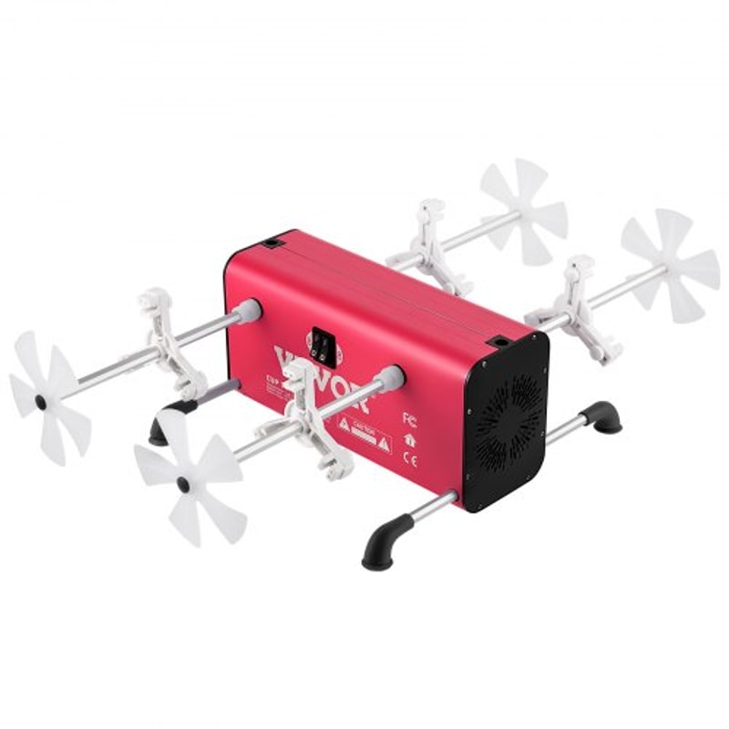 4Cup Turner 2Speed Multiple Tumbler Spinner Rotator Machine Kit With 4 Adjustable Arms Mute Motor 8