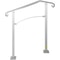 Alloy Metal Stair Handrail Kit Fits 2 Or 3 Steps RustProof Porch Step Rail Secure Grab Bar For Elde 8