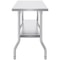 Commercial Stainless Steel Folding Prep Table HeavyDuty 300 Lbs Capacity Undershelf Storage Kitchen 10