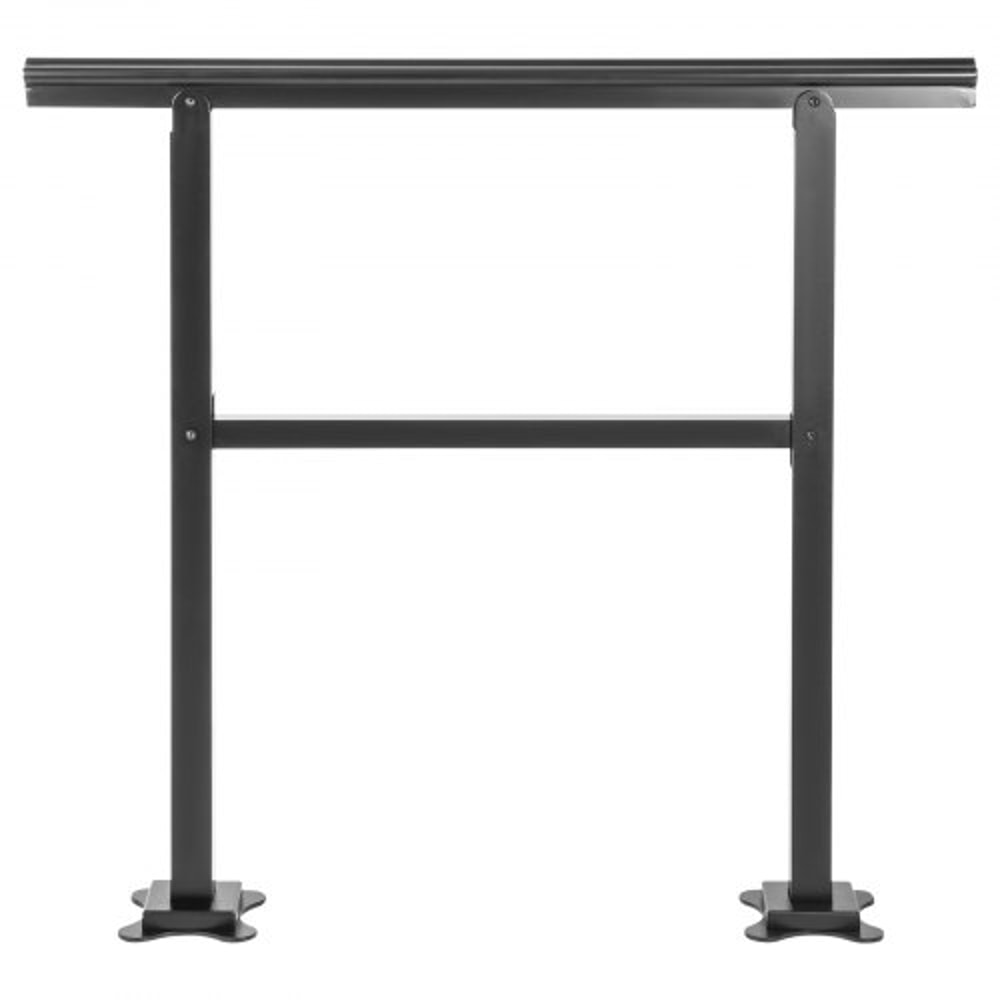 165LBS Load Aluminum Stair Handrail 36 X 35 Outdoor Stair Railing W030 Adjustable Angle Fits 23 Ste 10