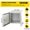VEVOR NEMA Steel Enclosure, 12 x 12 x 8'' NEMA 4X Steel Electrical Box, IP66 Waterproof & Dustproof, Outdoor/Indoor Electrical Junction Box, with Mounting Plate
