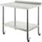 36 X 24 Inch Stainless Steel Prep Table 440lb Capacity Commercial Worktable With Adjustable Undersh 1