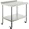 36 X 24 Inch Stainless Steel Prep Table 440lb Capacity Commercial Worktable With Adjustable Undersh 7