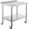 36 X 24 Inch Stainless Steel Prep Table 440lb Capacity Commercial Worktable With Adjustable Undersh 7