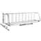 111" Length Floor Bike Rack, 9 Holders All-Steel Grid Bike Rack for Garages, Streets & Yards – Single-Side Storage Stand