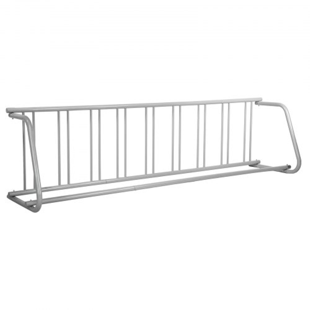 111" Length Floor Bike Rack, 9 Holders All-Steel Grid Bike Rack for Garages, Streets & Yards – Single-Side Storage Stand