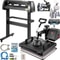 8in1 Heat Press Vinyl Cutter Combo 12x15 Transfer Machine With 28 Cutting Plotter For DIY Crafts T 1