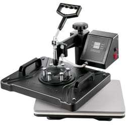 8-in-1 heat press & vinyl cutter combo, 12"x15" transfer machine with 28" cutting plotter for diy crafts, t-shirts