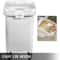 Commercial 21-Gallon Ingredient Bins with Casters, 2-Pack Food Safe Storage for Flour, Rice & Bulk Dry Goods