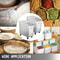 Commercial 21-Gallon Ingredient Bins with Casters, 2-Pack Food Safe Storage for Flour, Rice & Bulk Dry Goods