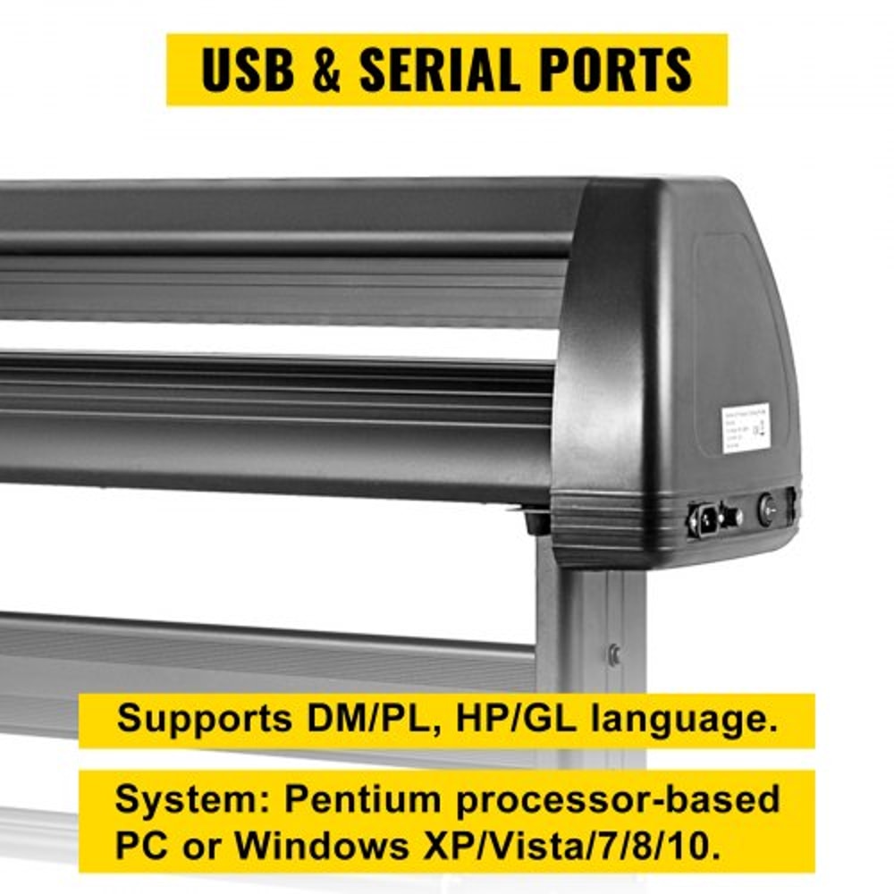 5-in-1 Heat Press & Vinyl Cutter Combo, 15"x15" Transfer Machine with 53" Cutting Plotter & USB Port for DIY Stickers