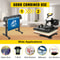5-in-1 Heat Press & Vinyl Cutter Combo – 15"x15" T-Shirt Press with 28" Cutting Plotter & USB Port for Custom Apparel