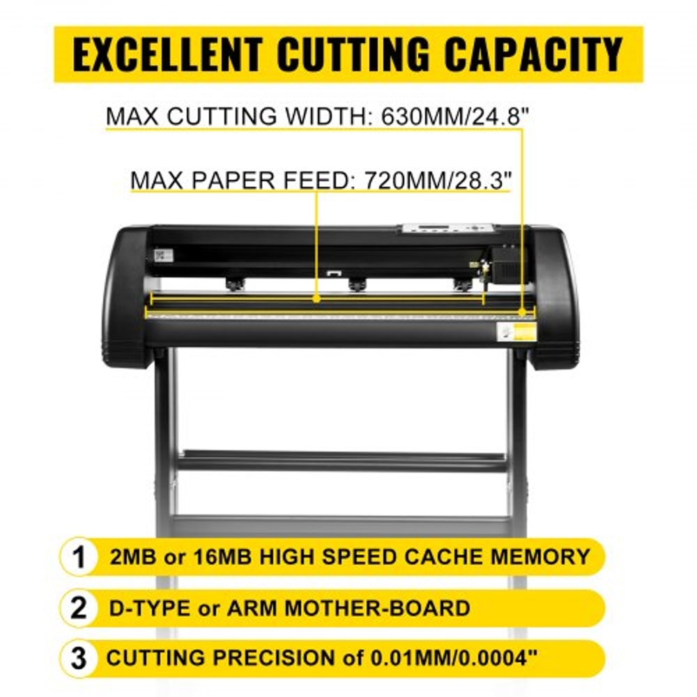 5-in-1 Heat Press & Vinyl Cutter Combo – 15"x15" T-Shirt Press with 28" Cutting Plotter & USB Port for Custom Apparel