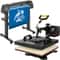5-in-1 Heat Press & Vinyl Cutter Combo – 15"x15" T-Shirt Press with 28" Cutting Plotter & USB Port for Custom Apparel