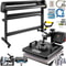 8 in 1 Heat Press & 28" Vinyl Cutter Plotter Bundle, 15"x15" Sublimation Machine for T-Shirts, Mugs & Crafts