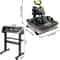 8 in 1 Heat Press 15"x15" Sublimation Machine + 28" Vinyl Cutter Plotter, All-in-One Custom Apparel & Decal Bundle
