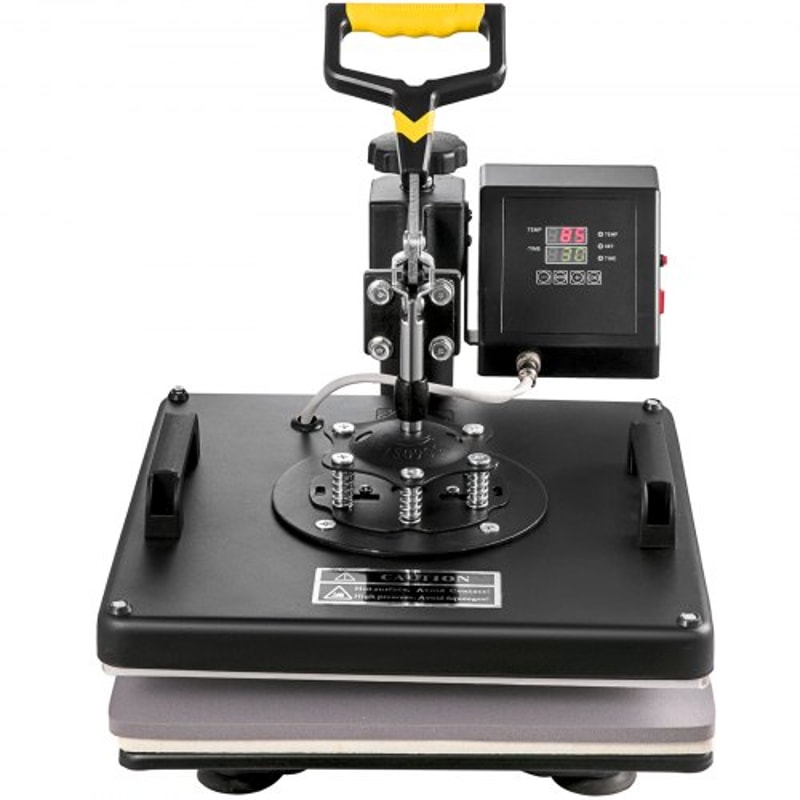 8 in 1 Heat Press 15"x15" Sublimation Machine + 28" Vinyl Cutter Plotter, All-in-One Custom Apparel & Decal Bundle