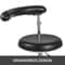 Ergonomic Medical Dental Stool Dentist Chair with PU Leather & Rotating Armrest, Adjustable Assistant Stool Chair