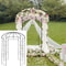 Heavy Duty Wrought Iron Birdcage Shape Garden Arbor, Wedding Arch Trellis for Climbing Vines in Outdoor Garden, Lawn
