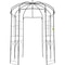 Heavy Duty Wrought Iron Birdcage Shape Garden Arbor, Wedding Arch Trellis for Climbing Vines in Outdoor Garden, Lawn