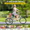Adult Folding Tricycle 24 Wheels 7Speed Foldable 3Wheel Bike For Adults With Large Rear Basket 2