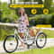 Adult Folding Tricycle 24 Wheels 7Speed Foldable 3Wheel Bike For Adults With Large Rear Basket 3