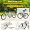 Adult Folding Tricycle 24 Wheels 7Speed Foldable 3Wheel Bike For Adults With Large Rear Basket 4