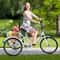 Adult Folding Tricycle 24 Wheels 7Speed Foldable 3Wheel Bike For Adults With Large Rear Basket 0