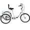 Adult Folding Tricycle 24 Wheels 7Speed Foldable 3Wheel Bike For Adults With Large Rear Basket 8