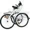 Adult Folding Tricycle 24 Wheels 7Speed Foldable 3Wheel Bike For Adults With Large Rear Basket 7