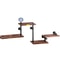 Pipe Shelves with Wood Planks, Rustic Industrial Wall Mounted Floating Shelving for Bar, Kitchen, Bathroom, Farmhouse