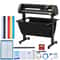 34inch Vinyl Cutter Machine Manual Vinyl Printer With LCD Display Sign Cutting Plotter Includes Sig 1