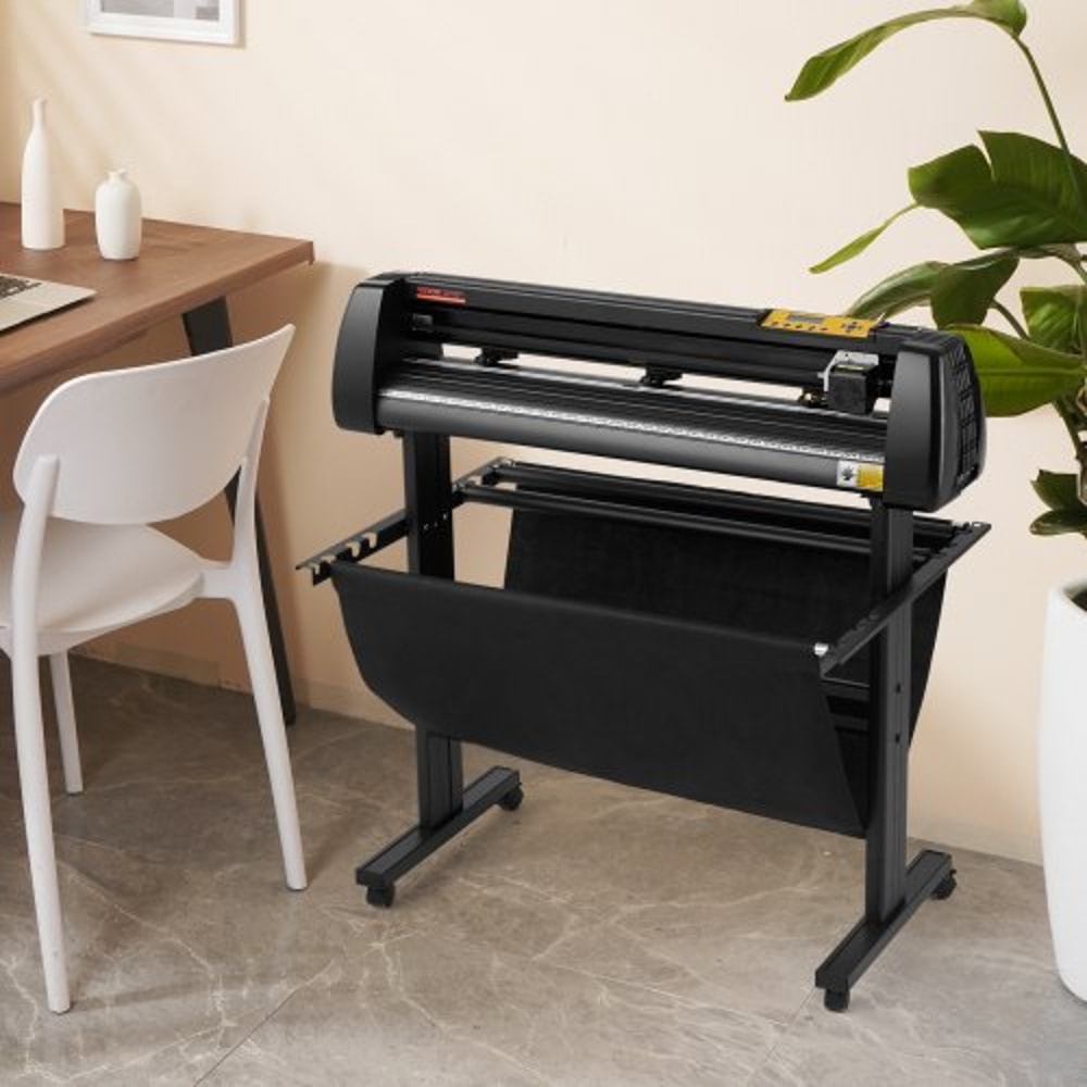 34inch Vinyl Cutter Machine Manual Vinyl Printer With LCD Display Sign Cutting Plotter Includes Sig 0