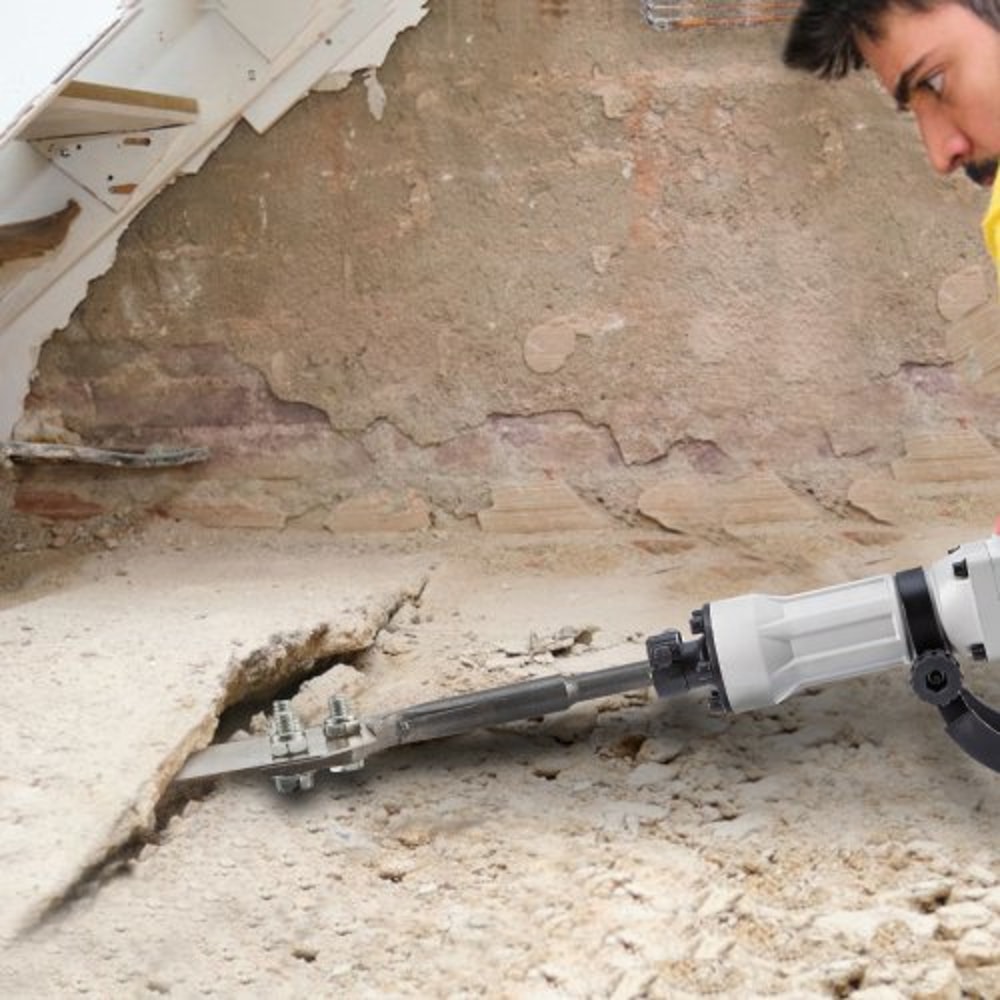 SDS Plus Floor Scraper 39 Wide Tile Removal Chisel 95 Long Handle Compatible With BoschDeWaltMakita 0