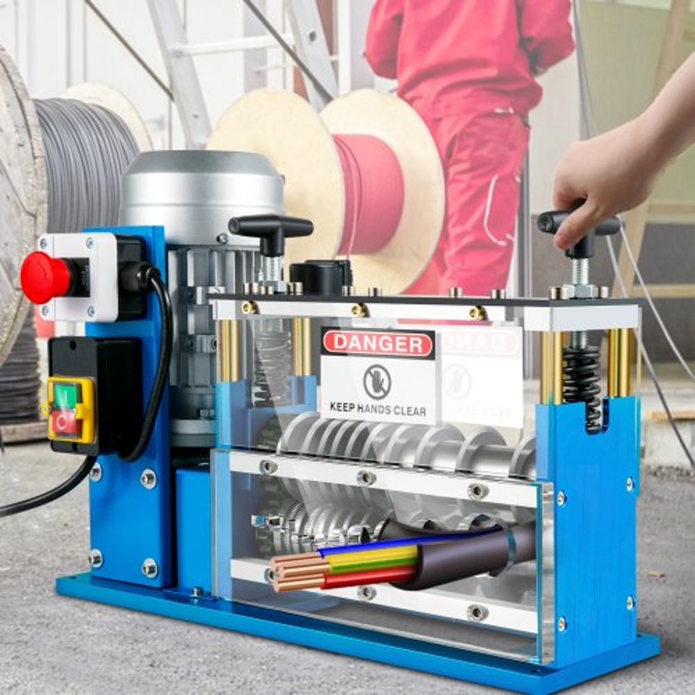 Automatic Wire Stripping Tool 75ftmin Electric Cable Wire Stripping Machine 00615 Inch With 11 Chan 0